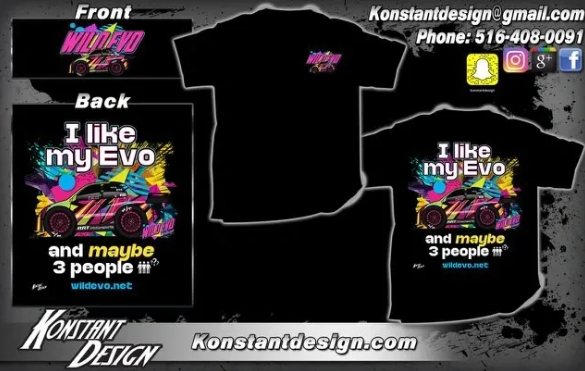 I LIKE MY EVO T-SHIRT