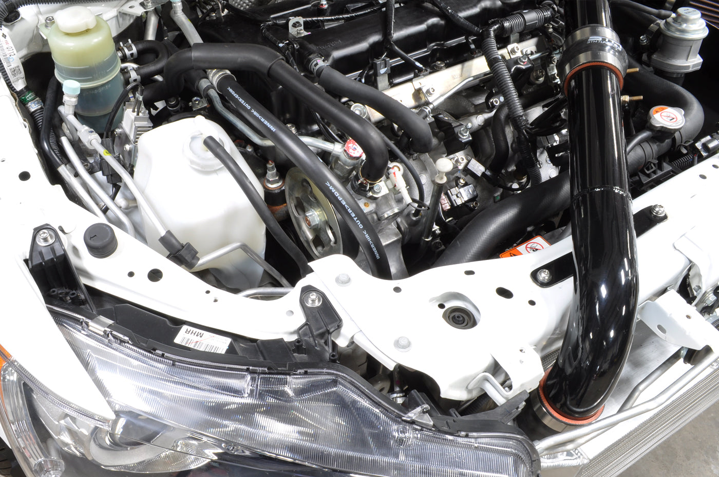 STM Evo X Upper Intercooler Pipe Kit (Stainless)