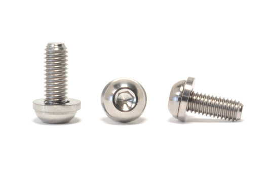 STM Titanium Bolts & Flat Washers (M6-1 x 16mm)