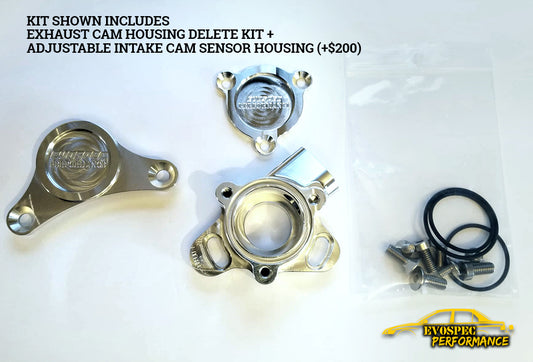 EvoSpec Performance Billet Exhaust Cam Housing delete kit