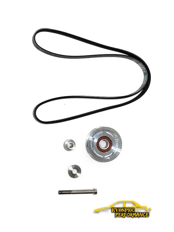 Billet Aluminum Power Steering Delete Pulley Kit – Evo 4/5/6/7/8/9
