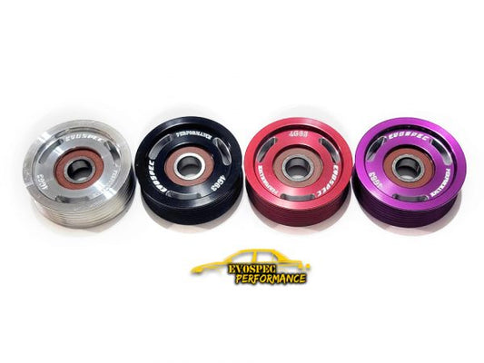 Billet Aluminum Power Steering Delete Pulley Kit – Evo 4/5/6/7/8/9
