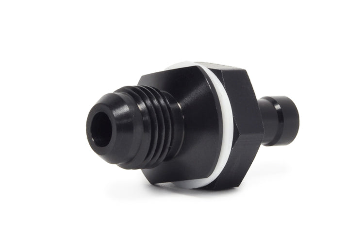 STM -6AN Black Anodized E85 Safe Fuel Bulkhead Fitting