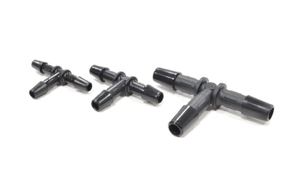 STM Black Vacuum T-Fittings