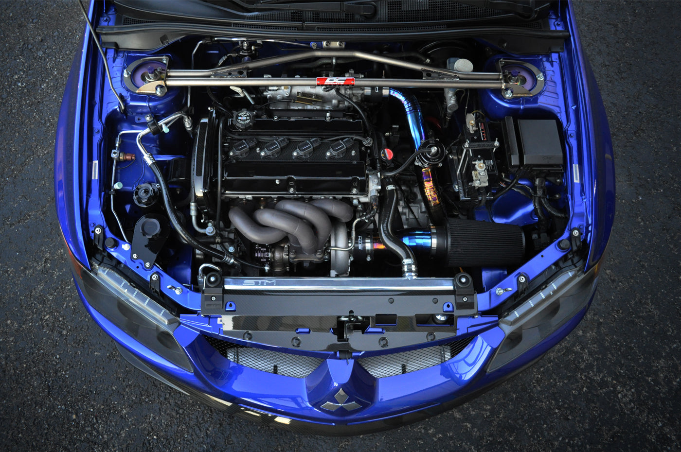 STM Stock Replacement Coolant Overflow Reservoir for Evo 7/8/9