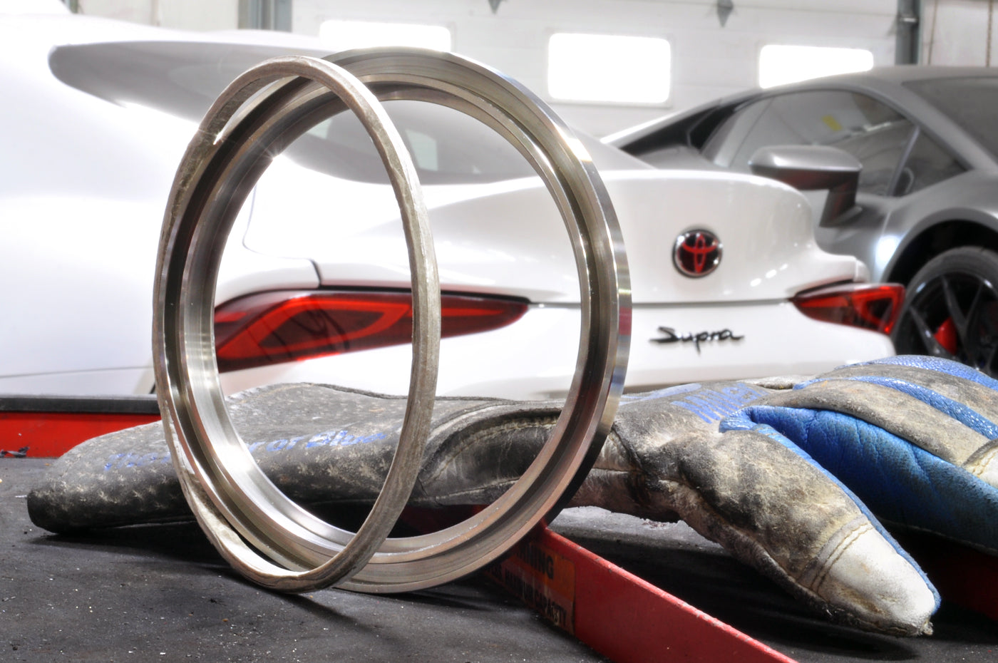STM Stainless Downpipe Flange for MKV Supra GR