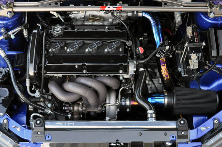 STM Fuel Rail - Black Evo 4/5/6/7/8/9
