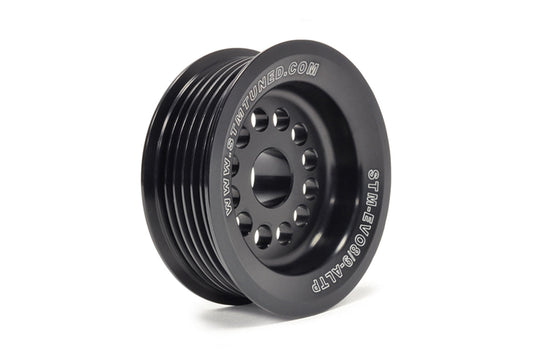 STM Under-Driven Alternator Pulley with Raised Guides for Evo 4-9 *Backorder ETA 05/2026*