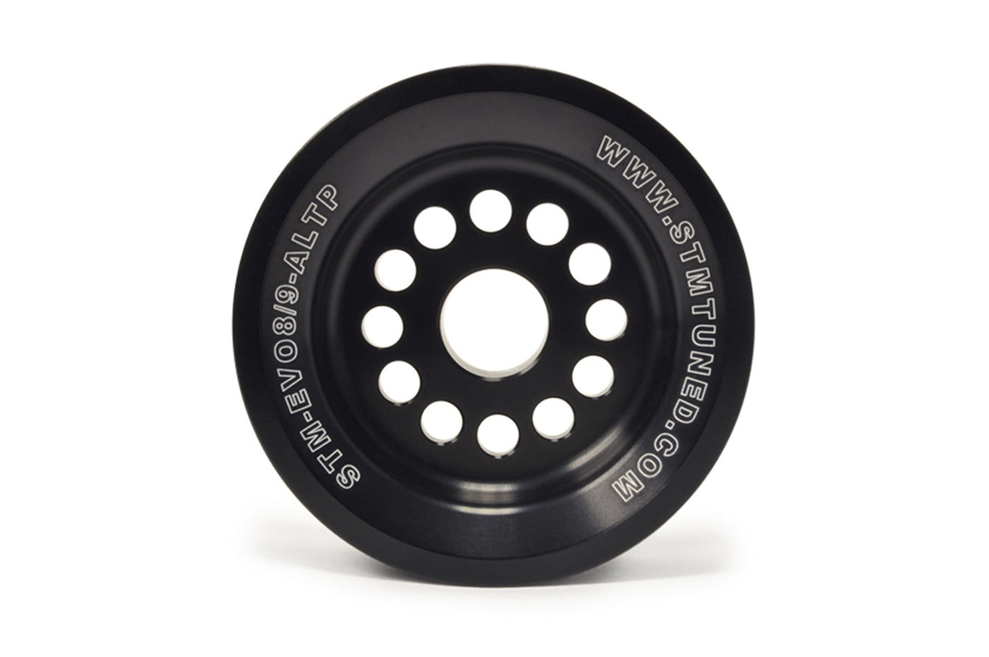 STM Under-Driven Alternator Pulley with Raised Guides for Evo 4-9 *Backorder ETA 05/2026*