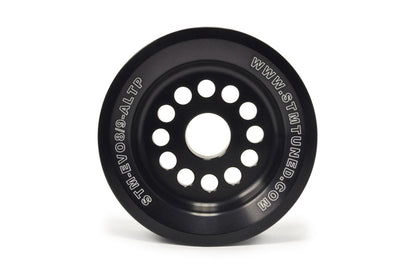 STM Under-Driven Alternator Pulley with Raised Guides for Evo 4-9 *Backorder ETA 05/2026*