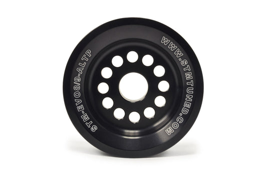 STM Under-Driven Alternator Pulley with Raised Guides for Evo 4-9 *Backorder ETA 05/2026*