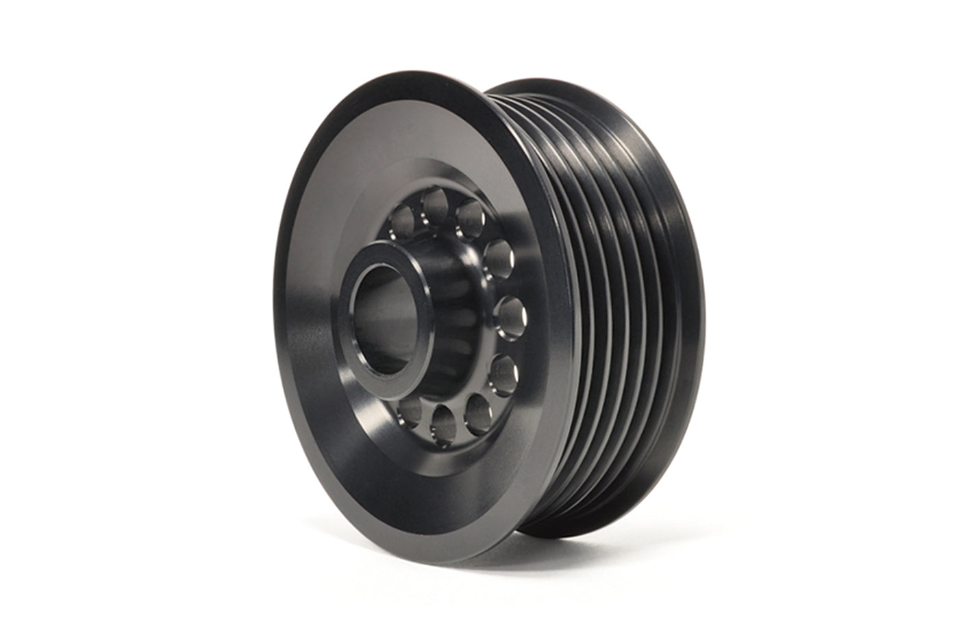 STM Under-Driven Alternator Pulley with Raised Guides for Evo 4-9 *Backorder ETA 05/2026*