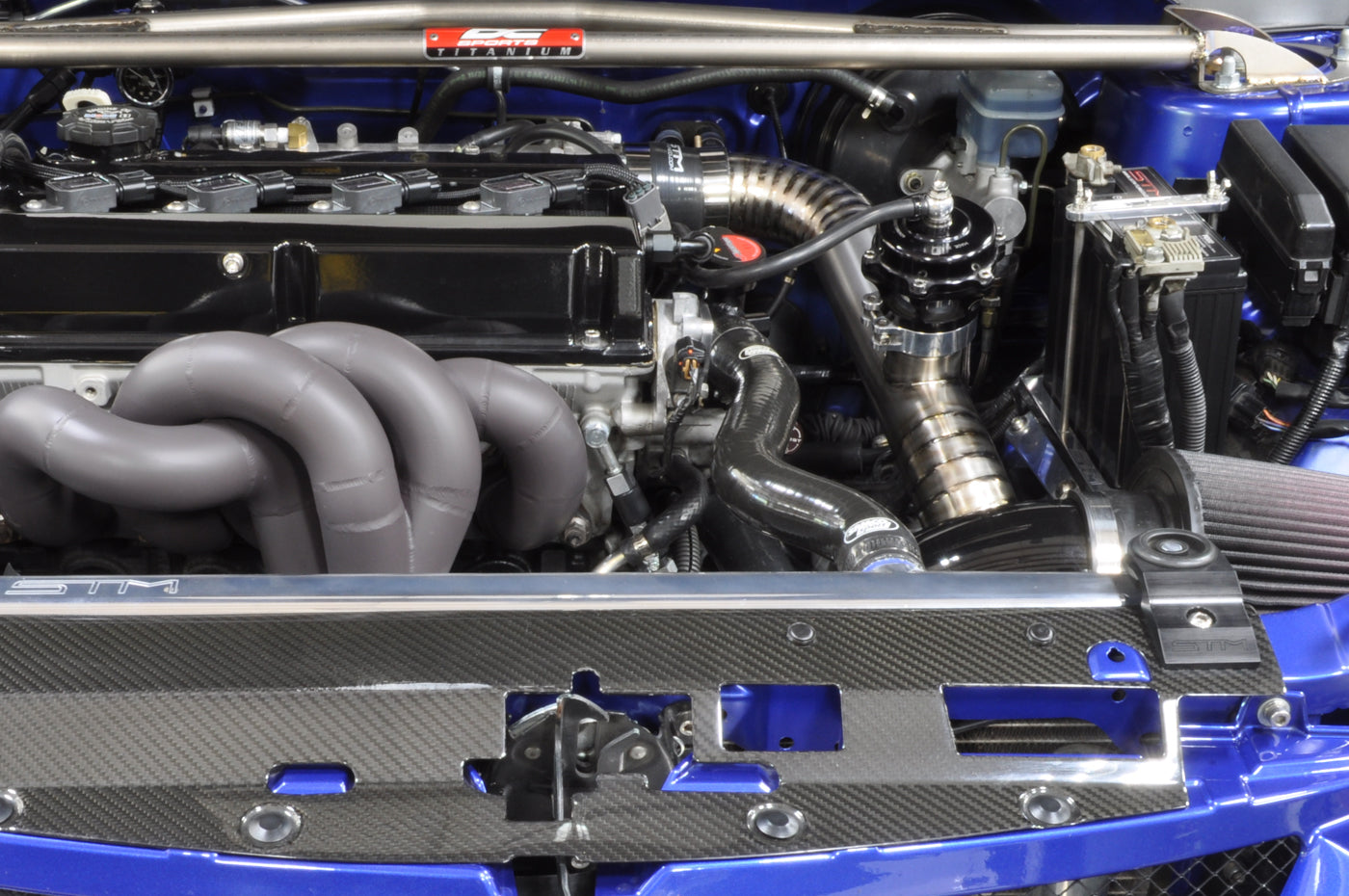 STM Evo 7/8/9 Titanium 2.5in Upper Intercooler Pipe Kit