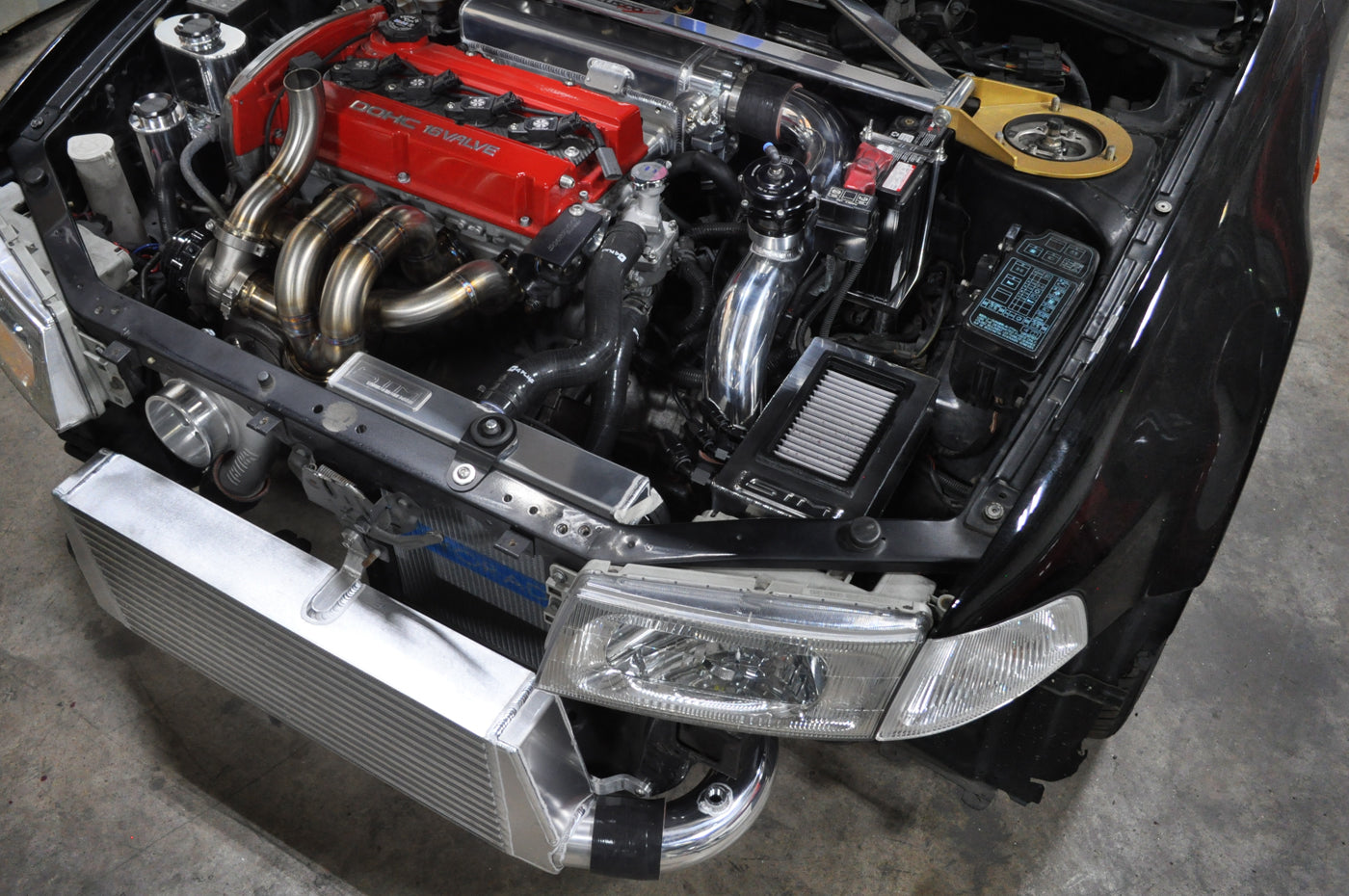 STM Evo 5/6 Titanium 2.5in Upper Intercooler Pipe Kit