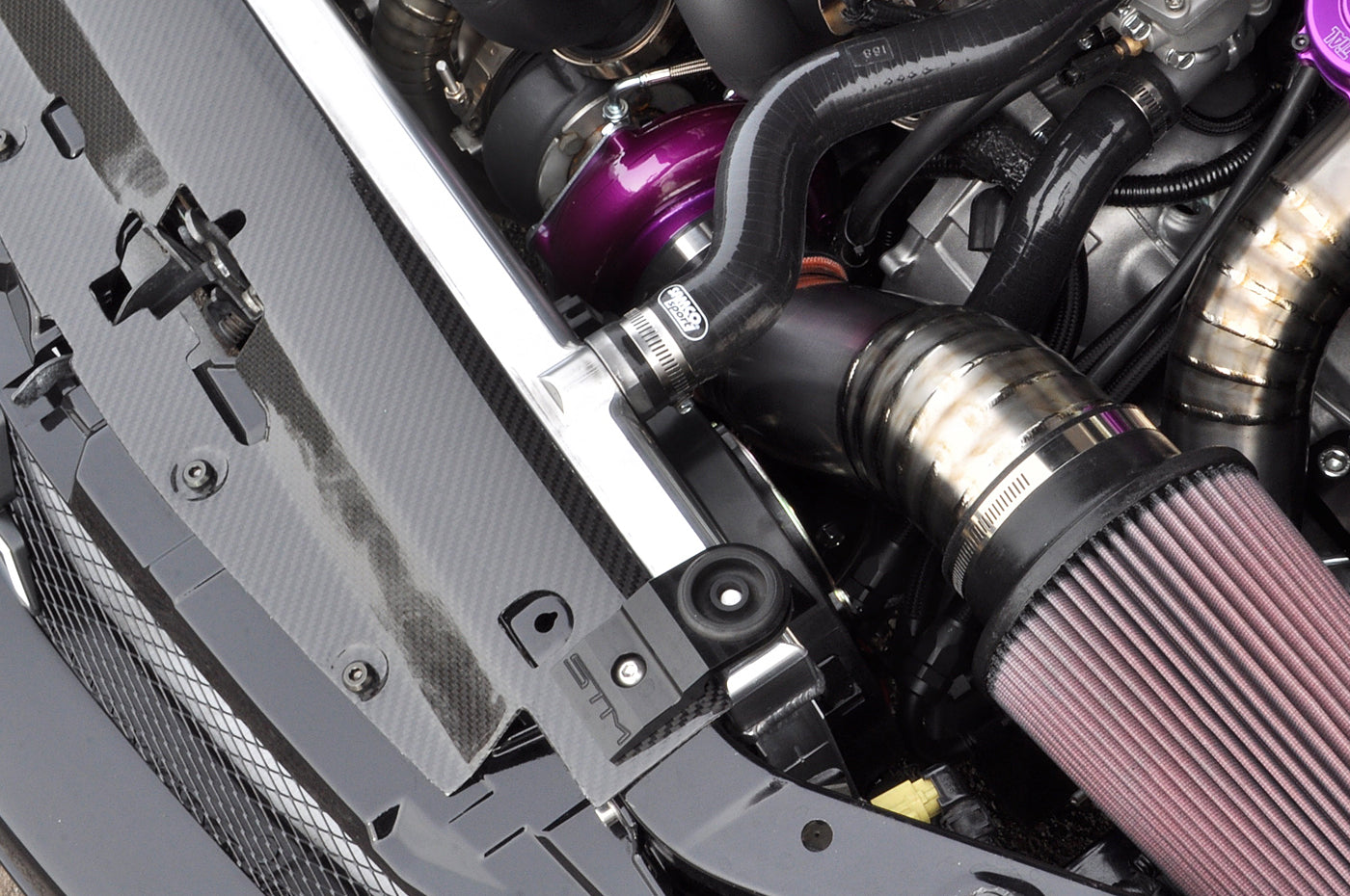 STM Evo 8/9 Carbon Fiber Radiator Shroud