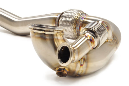 STM Evo 7/8/9 Downpipe O2 Recirculated for FP SS Housing