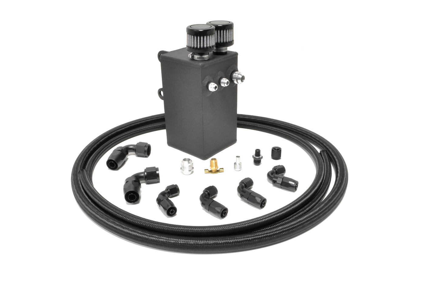 STM Evo 7/8/9 Oil Catch Can Trans Mount Vented