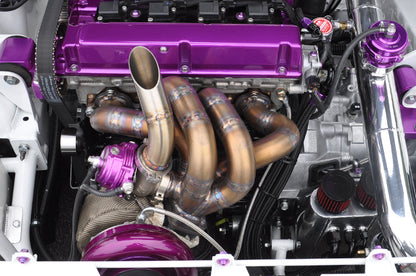 STM Oil Feed Line Kit for PTE BB Forward Facing Turbo (From Cylinder Head) - Evo 7/8/9