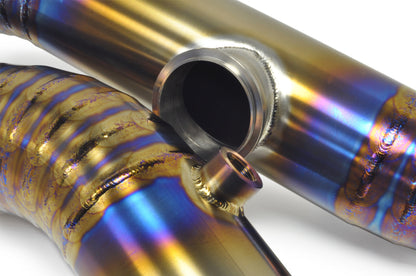 STM Evo 7/8/9 Titanium 3in Race Upper Intercooler Pipe Kit