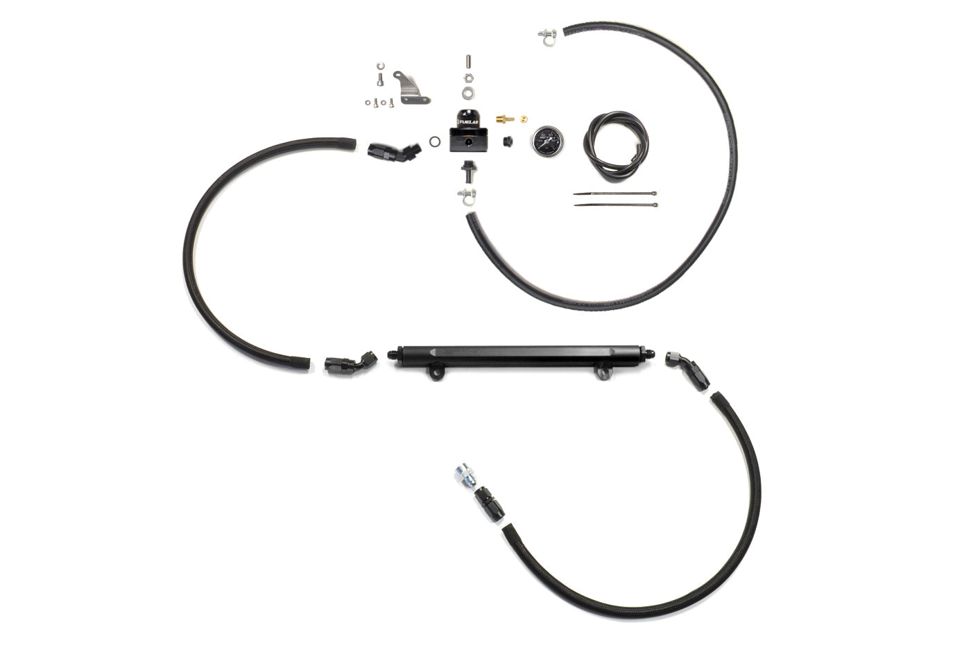 STM Fuel Feed and Return Kit with Rail for Evo 8/9 (FFRR)