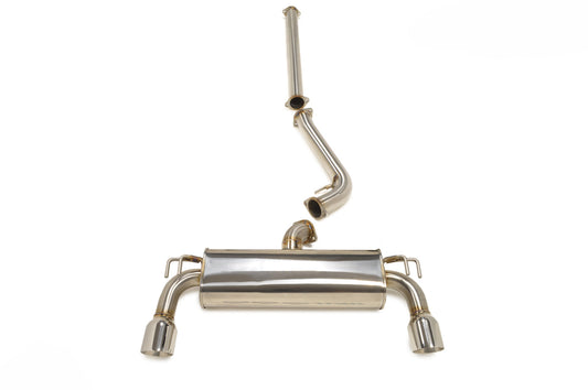 STM Evo X Stainless Cat-Back Dual Exit Exhaust (With Muffler)