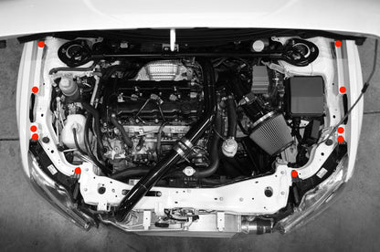 STM Evo X Stainless Headlight and Fender Bolt Kit