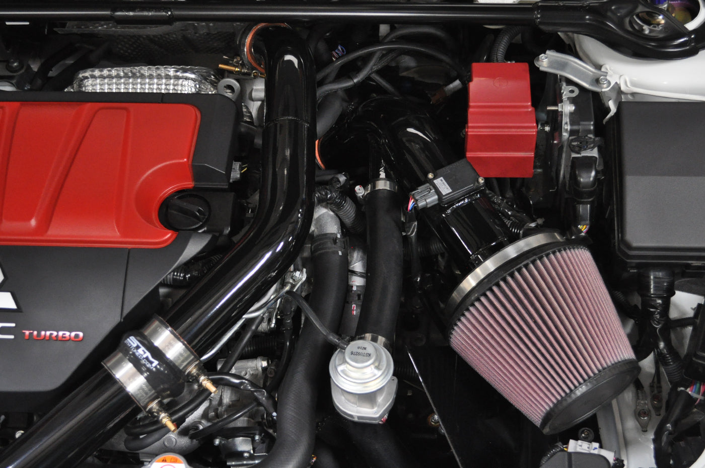 STM Evo X Upper Intercooler Pipe Kit (Stainless)