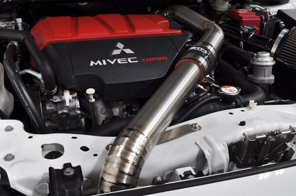 STM Evo X Upper Intercooler Pipe Kit (Titanium)