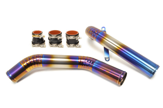 STM Evo X Upper Intercooler Pipe Kit (Titanium)