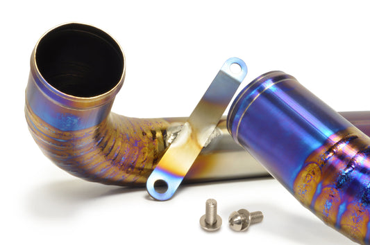 STM Evo X Upper Intercooler Pipe Kit (Titanium)