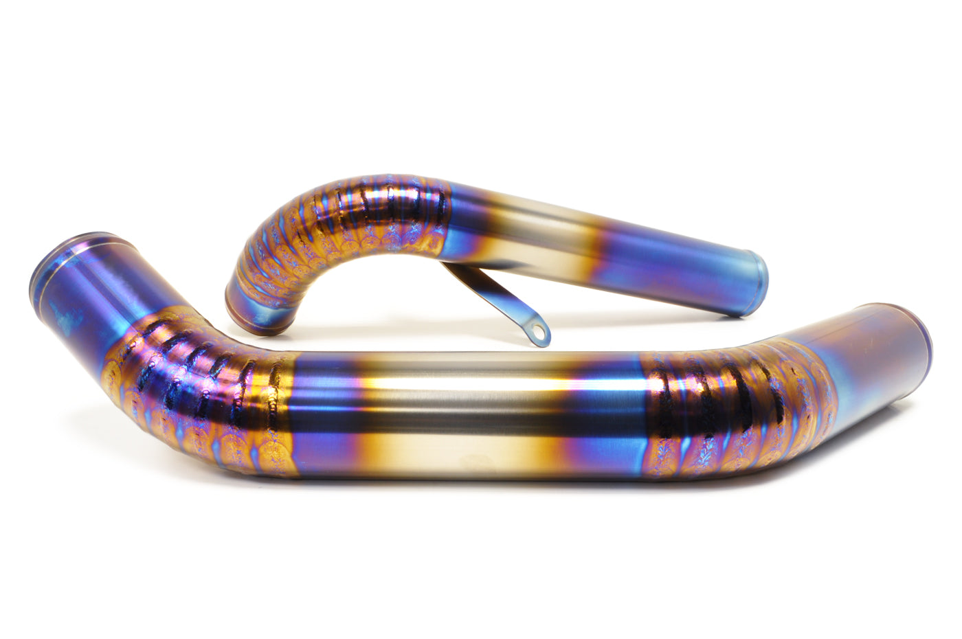 STM Evo X Upper Intercooler Pipe Kit (Titanium)