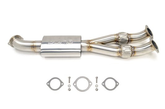 STM Stainless Race Y-Pipe with Muffler for R35 GTR (Not for Street Use)