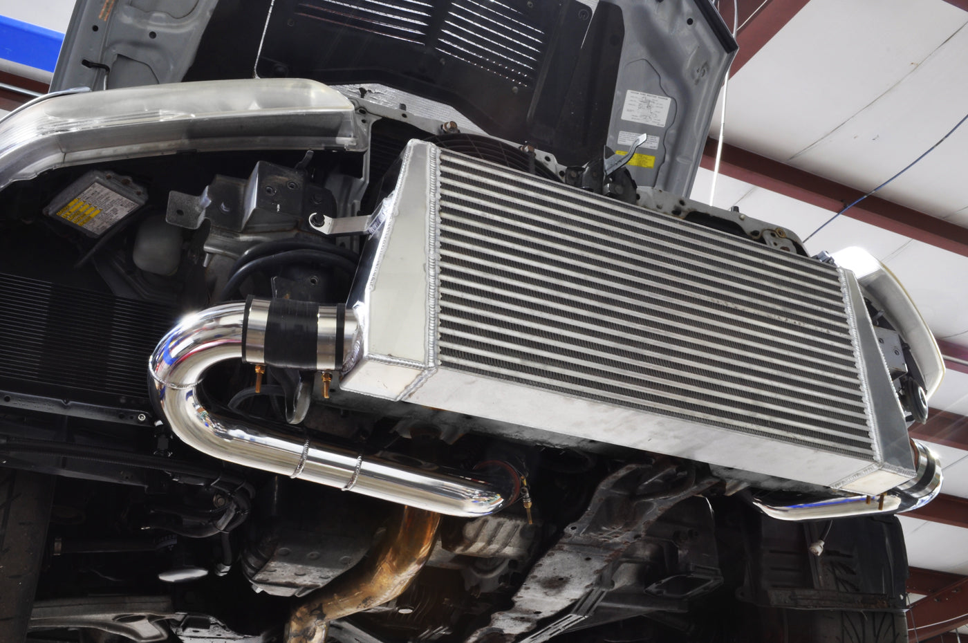 STM Evo 7/8/9 Lower Intercooler Pipe for Stock Frame Turbo (Stainless)