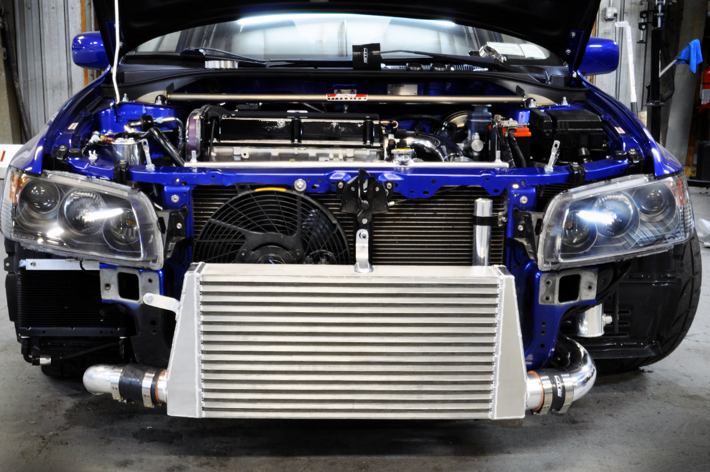 STM Evo 7/8/9 Lower Intercooler Pipe for Stock Frame Turbo (Titanium)