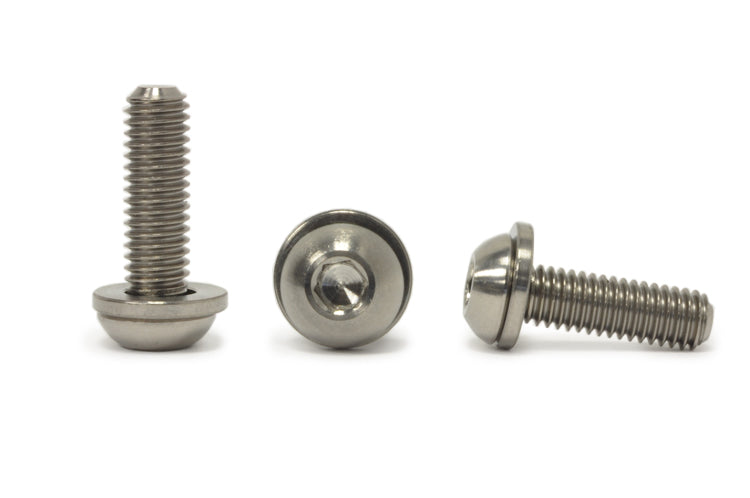 STM Titanium Bolts & Flat Washers (M6-1 x 20mm)