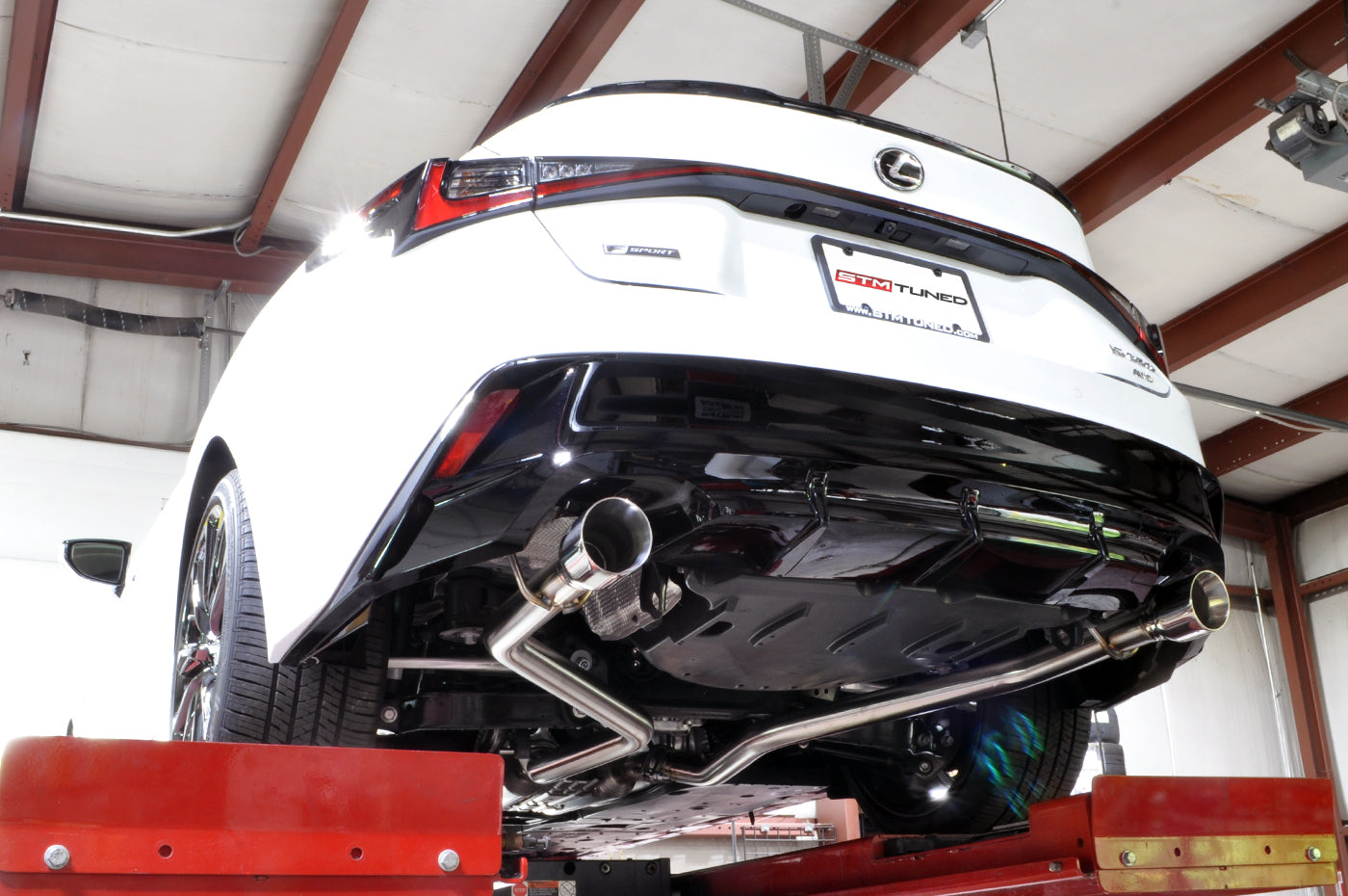 STM Stainless Axle-Back Exhaust for 2021+ Lexus IS300/IS350