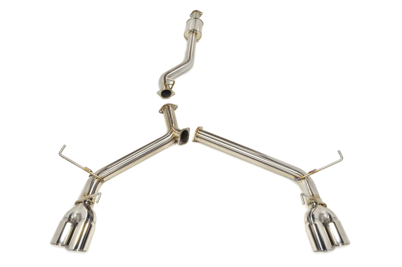 STM Stainless Dual Exit Cat-Back Exhaust for 2022+ WRX