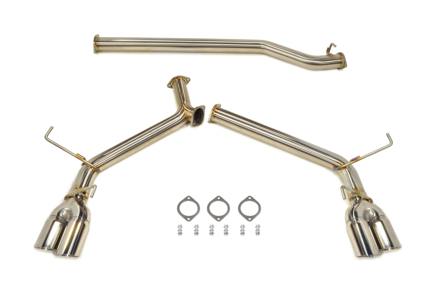 STM Stainless Dual Exit Cat-Back Exhaust for 2022+ WRX