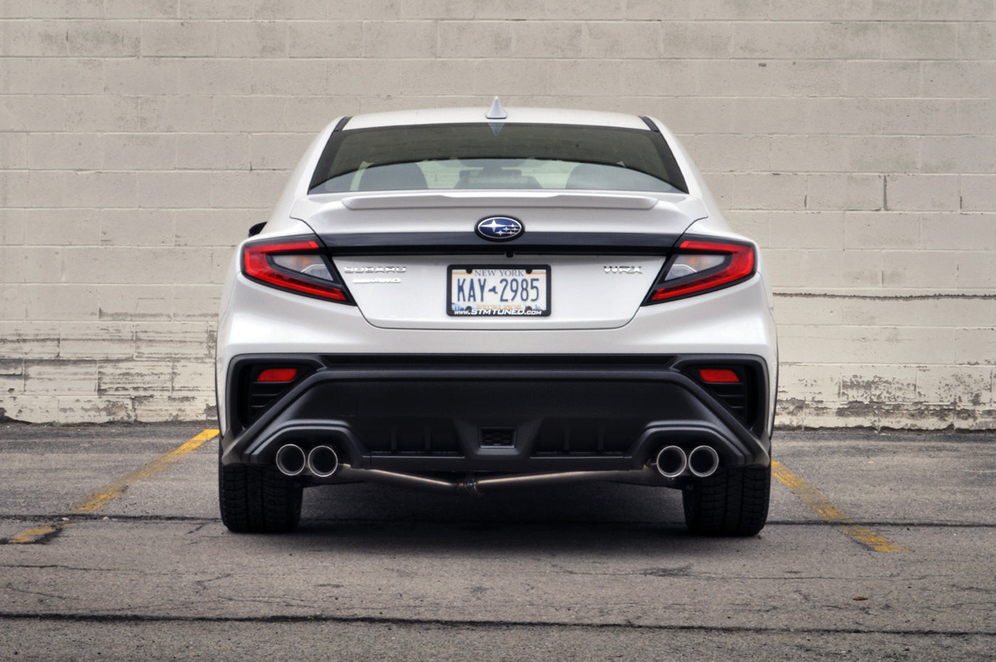 STM Stainless Dual Exit Cat-Back Exhaust for 2022+ WRX