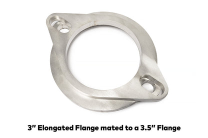 STM Stainless Steel Exhaust Flange 2-Bolt / 3-Inch Elongated (SEF3-EL)
