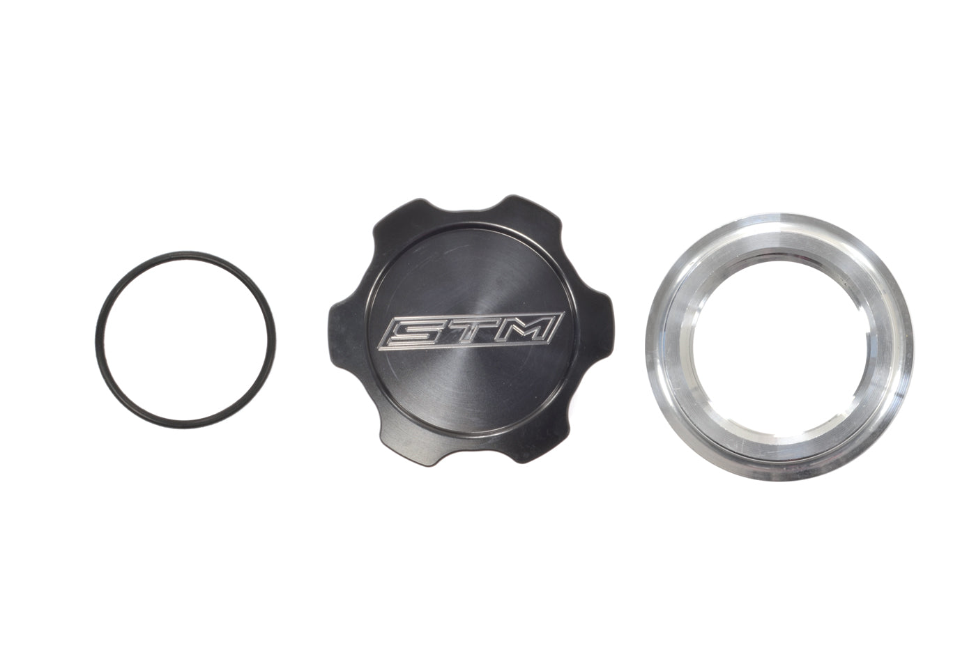 STM Universal Weld-On Aluminum 3 Inch Bung & Cap Set